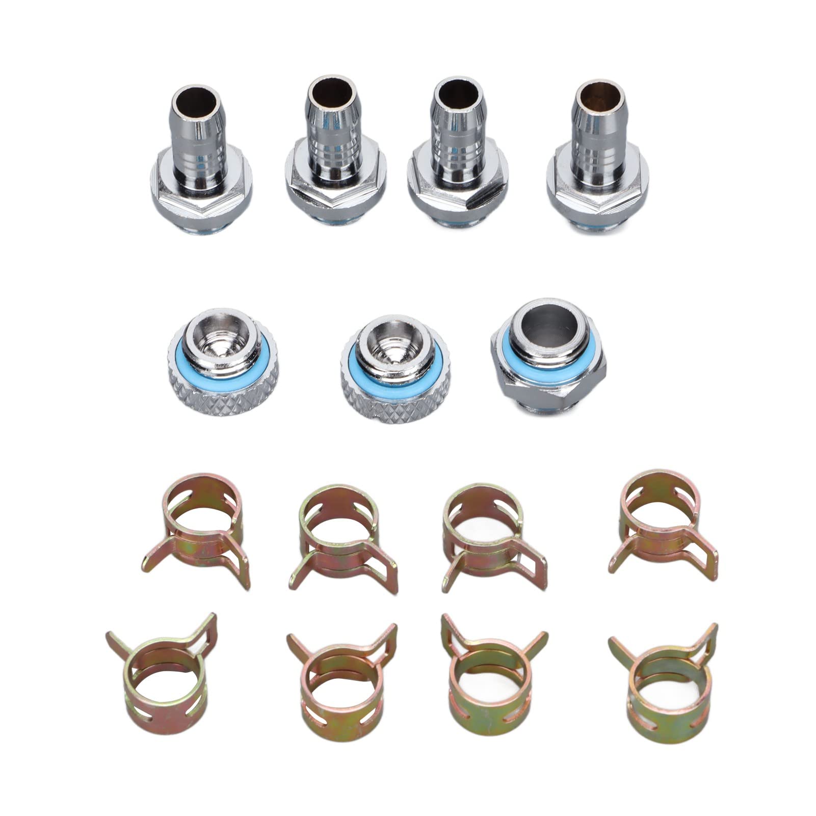 aqxreight Kit de Enfriador de CPU de Bloque GPU con Base de Cobre y Radiadores Duales de 120 Mm para Enfriamiento de PC, Bomba S600 de Alto Rendimiento, de Enfriamiento de Computadora de Bricolaje