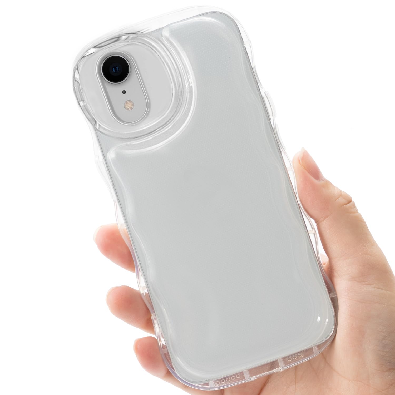 Amazon.co.jp: [i_dear] スマホケース iPhoneXR用 クリアスマホ