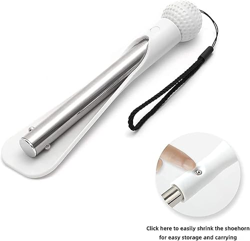 Miniatura 4 de Kit de ayuda para calcetines - Dispositivo de ayuda para personas mayores con cuerno de zapato ajustable, ayudante de calcetín flexible fácil de