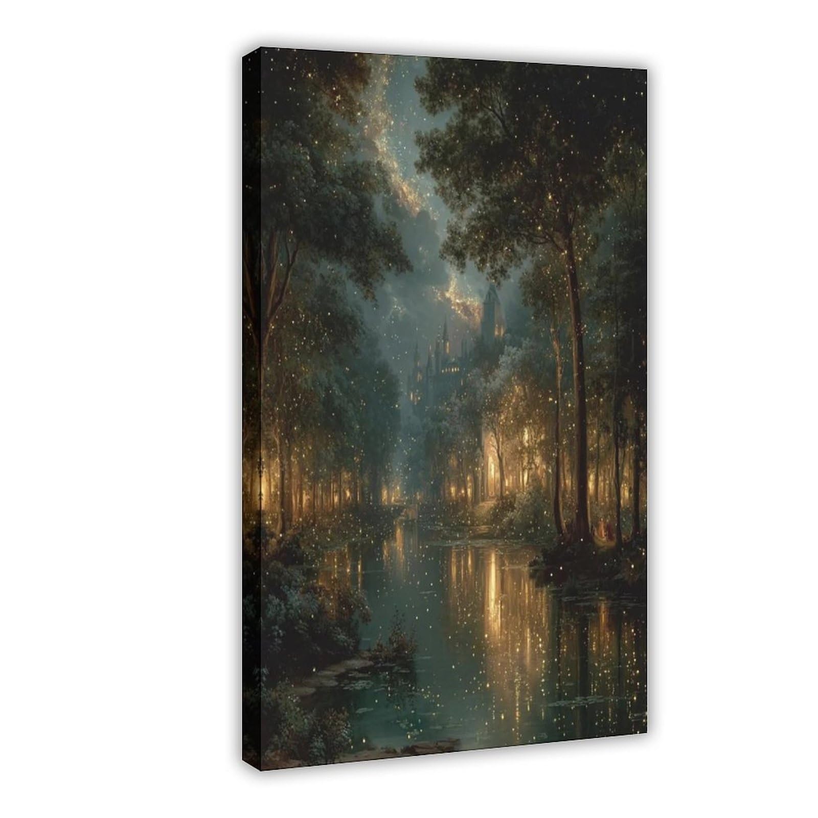 Bareronor Fairy Tale Castle Canvas Poster for Dorm Room Decor Gift