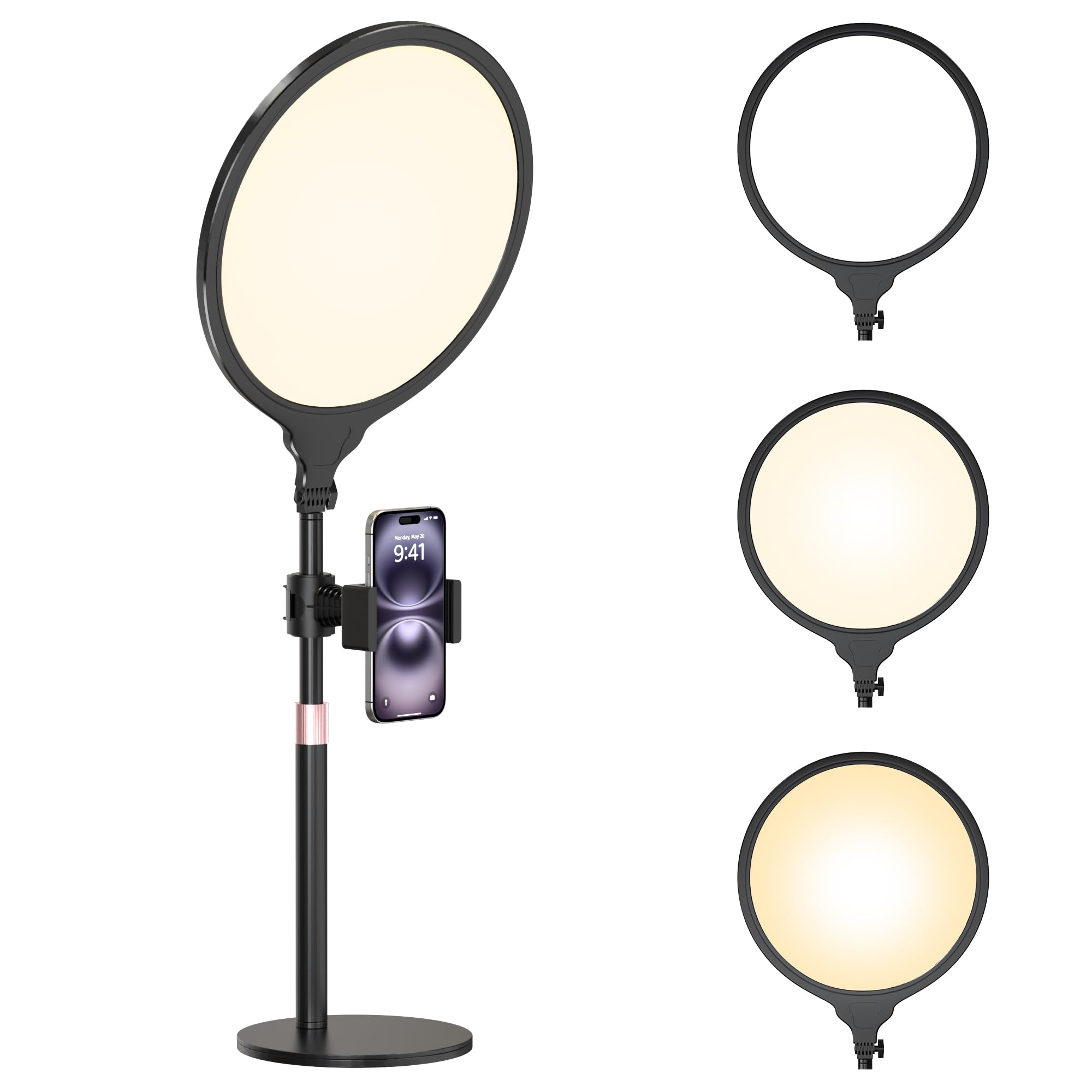 Sounce 14 Inch 15W LED Ring Light, Dimmable, 2 Color Modes — Amazon image 15