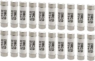 New Lon0167 R015 500V 6A 10 x 38mm Ceramic Tube Cylindrical Fuse Links 20 Pcs(R015 500 Î½ 6A 10 x 38mm Keramikrohr Zylindrische SicherungseinsÃ¤tze 20 Stck