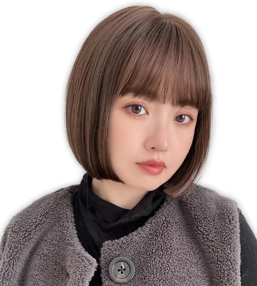 Amazon.co.jp: [ブライトララ] 素肌ウィッグ 接触冷感 ウィッグ