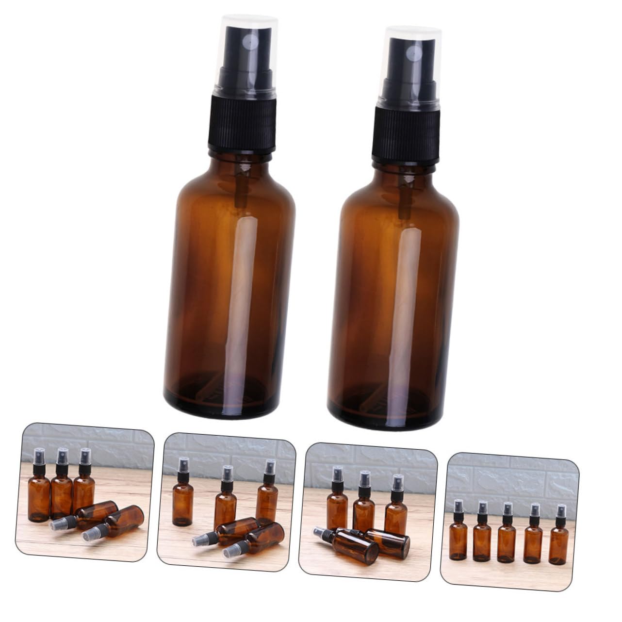 ULTECHNOVO 10stücke Nachfüllbare Parfümsprühflasche in Reisegröße Kleine Tragbare Duftflasche aus Glas Praktische Aufbewahrungsflasche für Unterwegs und Reisen
