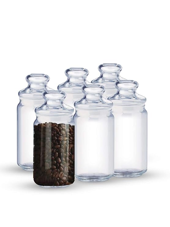 Ocean Pop Jar Set, 750ml, Set of 6