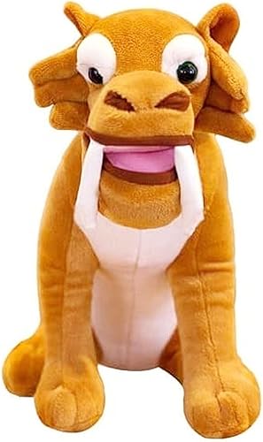 HWHXCZYH Juguete de peluche de tigre de dientes de sable lindo animal muñeca de 10.6 pulgadas, juguetes de peluche para el hogar, regalo de