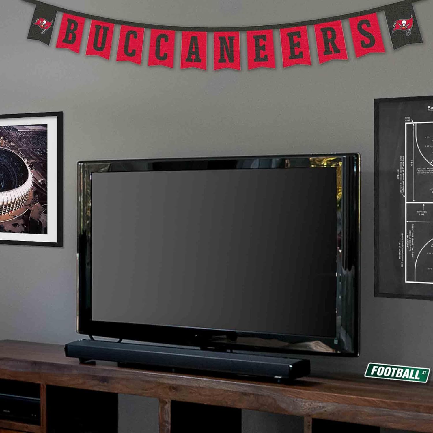 WinCraft Tampa Bay Buccaneers Banner String Pennant Flags - Image 4