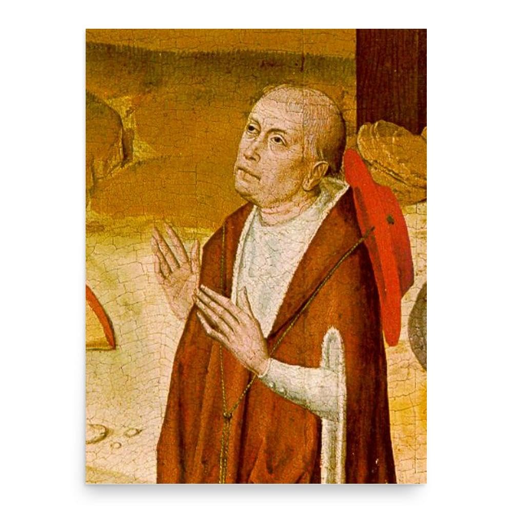 Nicholas of Cusa Poster Print - Wall Art for Home Decor Office Living Room Bedroom, No Frame, Large 18"x24"