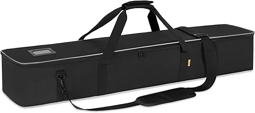 Vista 25 de Bolsa de trípode multifuncional de 32 x 7 x 7 pulgadas / 31.9 x 7.1 x 7.1 in resistente trípode con asa para luces, altavoces, cámaras, plumas