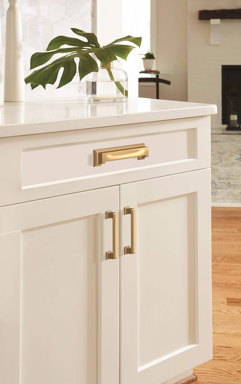 Amerock, Champagne Bronze, 5-1/16 & 6-5/16 in. Center-to-Center - Image 3