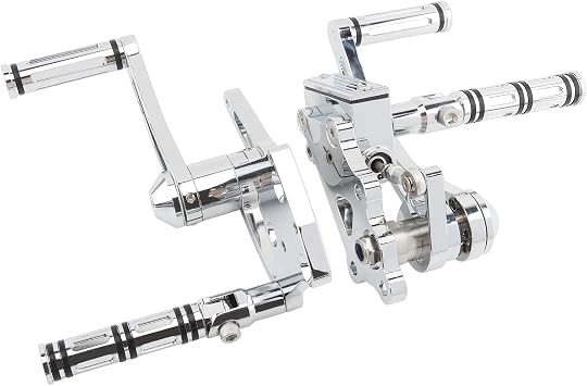 Forward Controls Foot Pegs Levers Linkages Kit For Harley 2000-2017 Softail Cross Bones Breakout Softail Springer Rocker C Night Train Heritage Springer Blackline Chrome