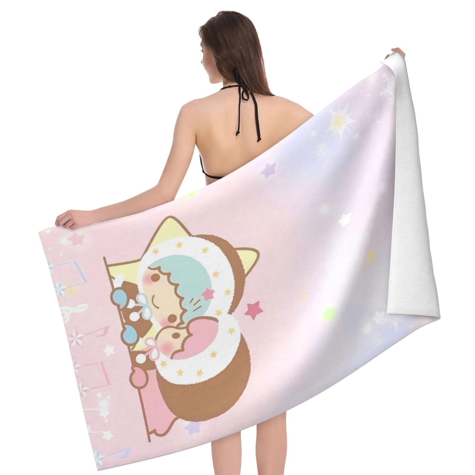 Amazon｜リトルツインスターズ キキララ バスタオル マイクロ