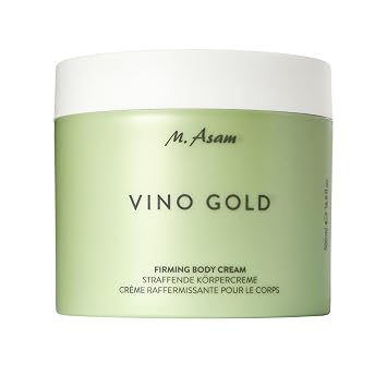 M. Asam VINO GOLD Firming Body Cream 16.9 Fl Oz- anti-aging body care for smooth skin, lotion for women with aloe vera, cocoa butter, caffeine, vitamin E & vitamin B3, vegan personal skin care.