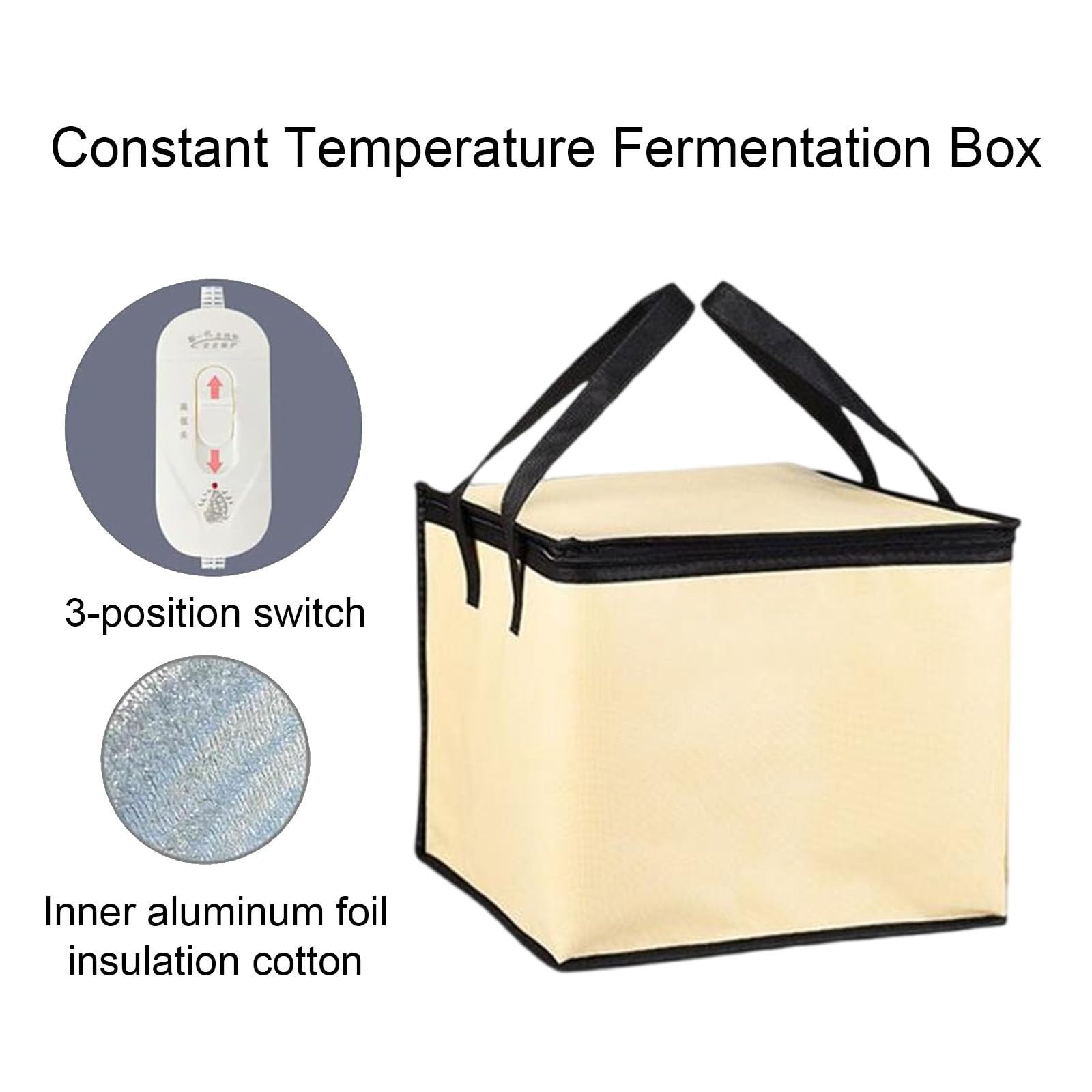 Machine de Fermentation de Levain 35L avec Chauffage et Contrôle de Température pour Pain, Pizza, Yaourt
