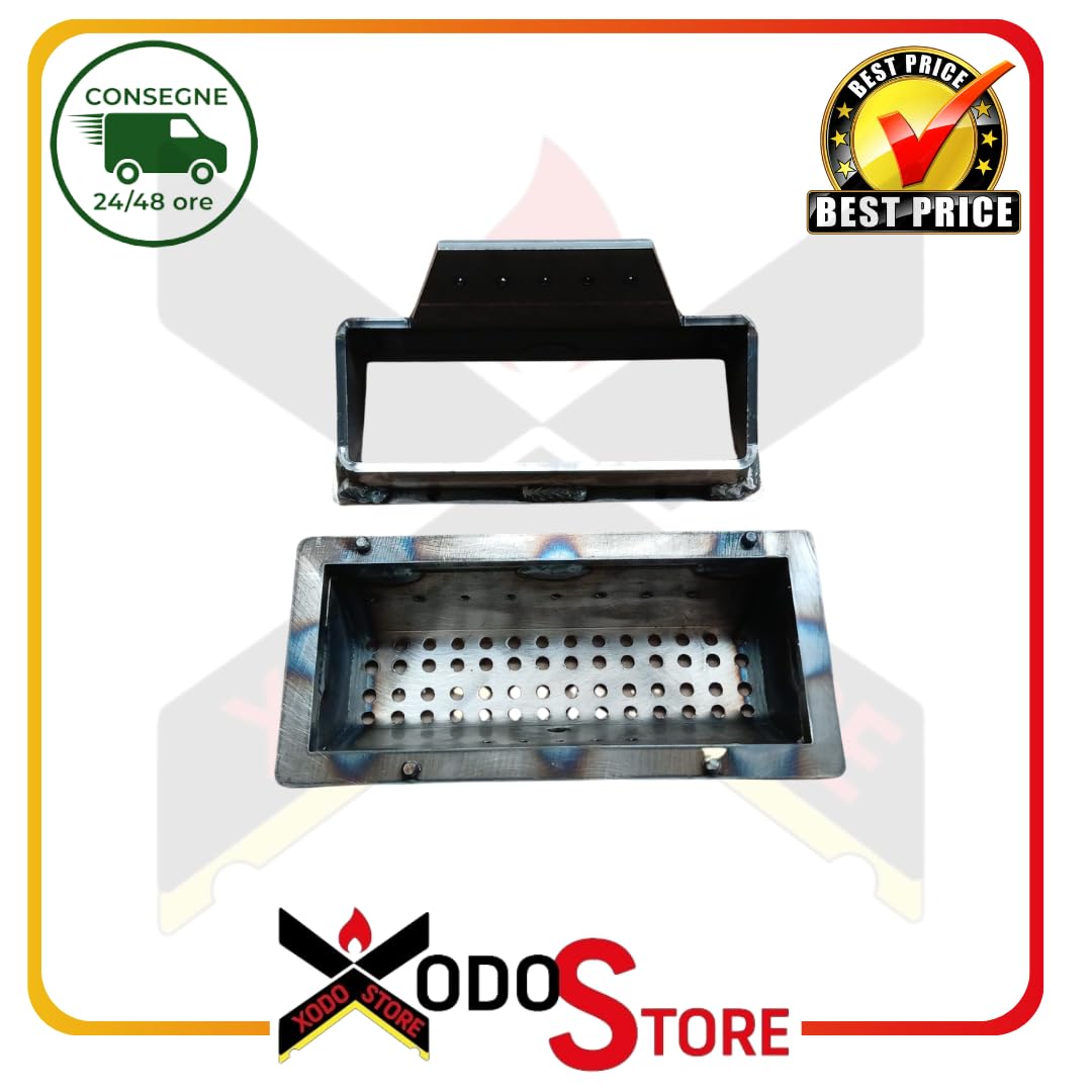Braciere Completo in Acciaio Inox per Stufa MCZ - Cod. Compatibile 4130870 | Crogiolo | Per Modelli Athos HYDRO 14 kW, Athos Power HYDRO 24 kW, Nova HYDRO, Polar HYDRO