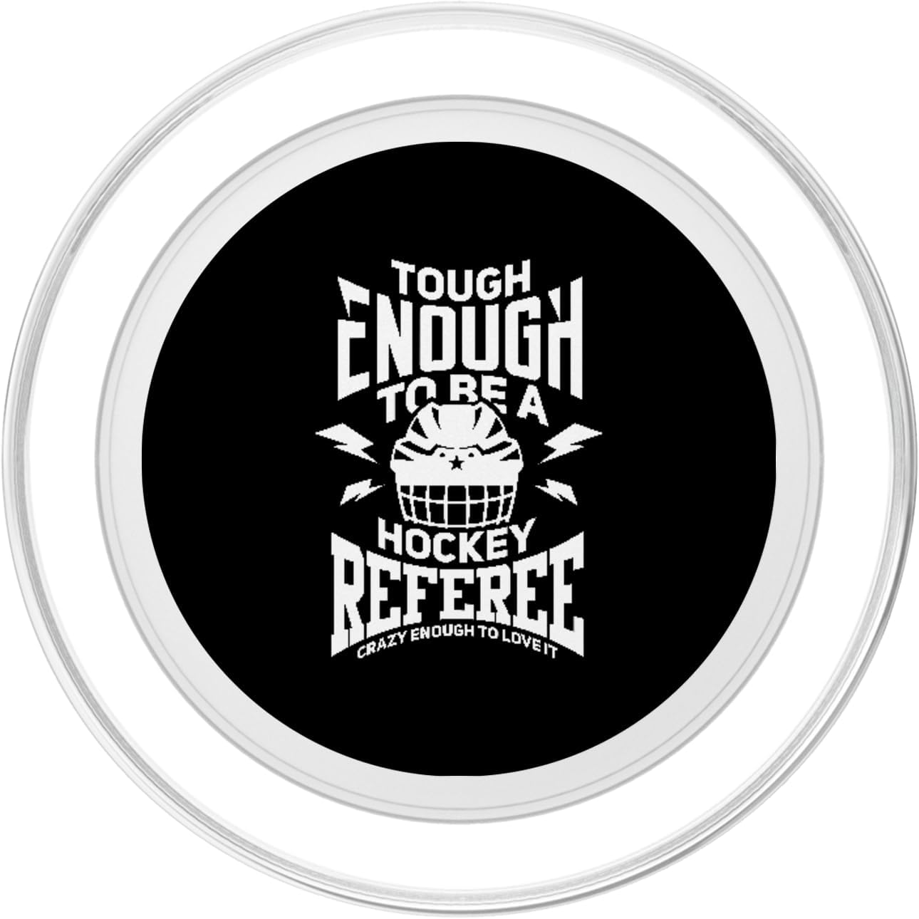Ice Hockey Referee - Hockey Ref PopSockets MagSafe PopGrip for iPhone