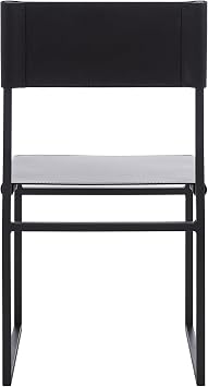 SAFAVIEH Home Collection Layne Black Living Room Accent Dining Chair (Fully Assembled)
