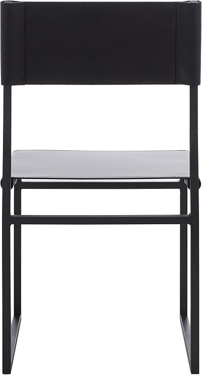 SAFAVIEH Home Collection Layne Black Living Room Accent Dining Chair (Fully Assembled)