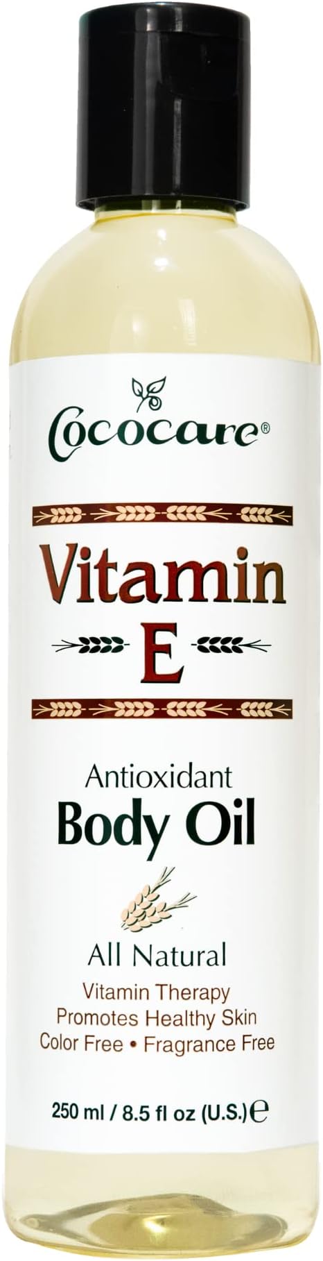 Natural Vitamin E Antioxidant Body Oil - Vitamin Therapy for All Skin Types - 8.5 fl oz