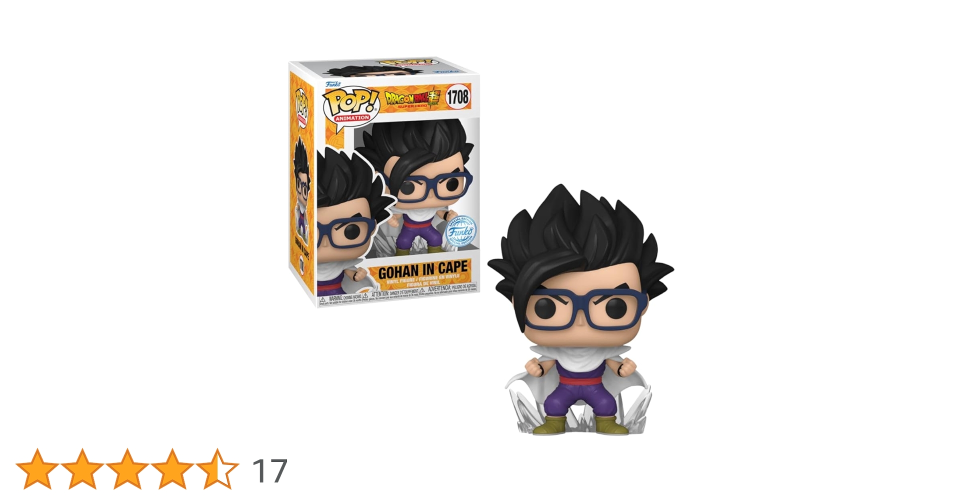 Funko Pop Super Saiyan Gohan in Cape Special Edition 1708