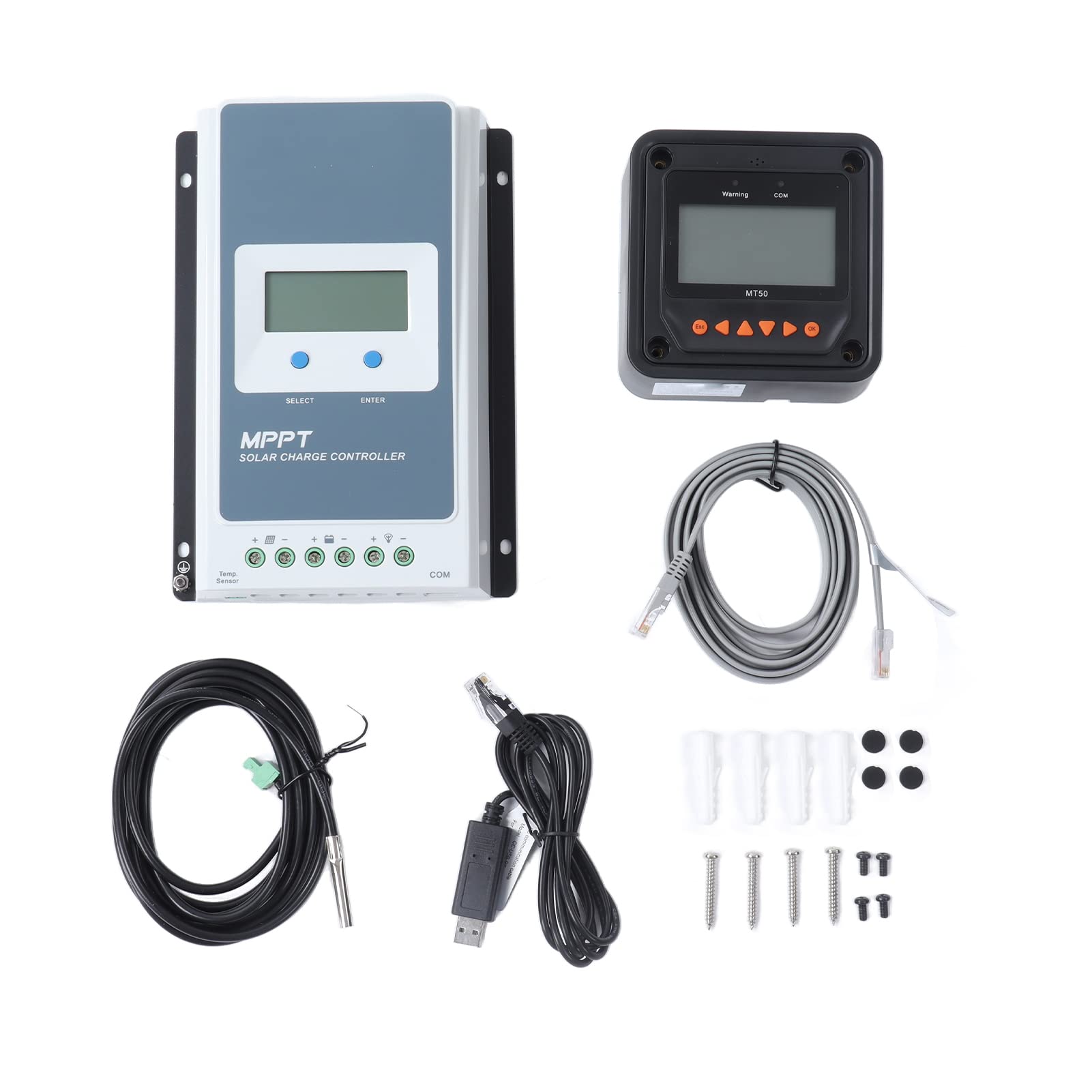 Keenso Contrôleur de Charge Solaire MPPT 20A pour Systèmes 12V 24V