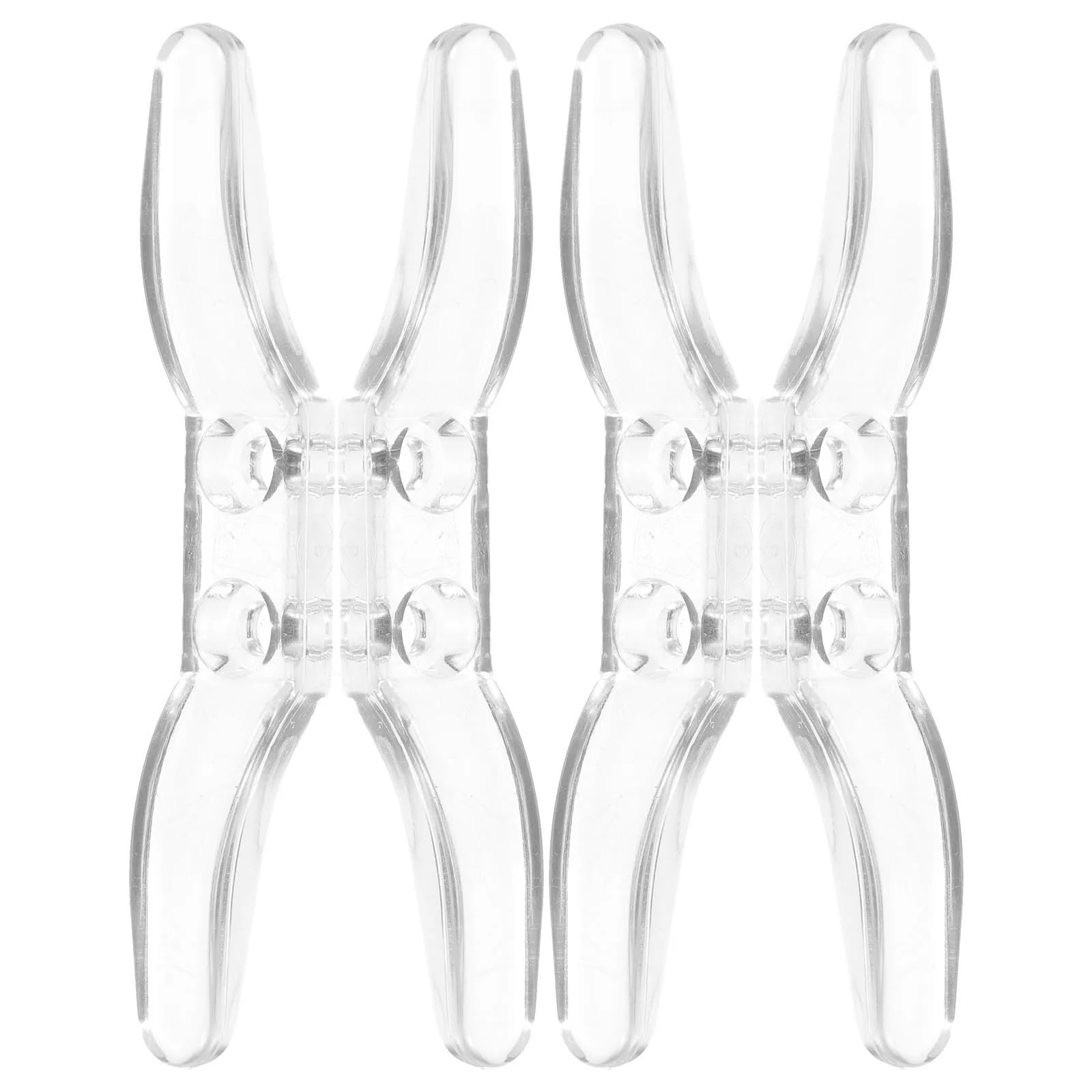 PPQIRU 4 pcs Blind Cord Winder Adhesive Holder Curtain Hooks Clear Cleats Blinds Accessories Fits Most Window Decor For Home