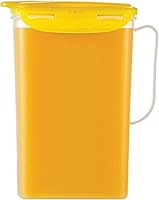 Vista 19 de LOCK & LOCK – Jarra de agua para puerta del refrigerador, con asa, sin BPA (bisfenol A), jarra de plástico con tapa abatible, perfecta para hacer