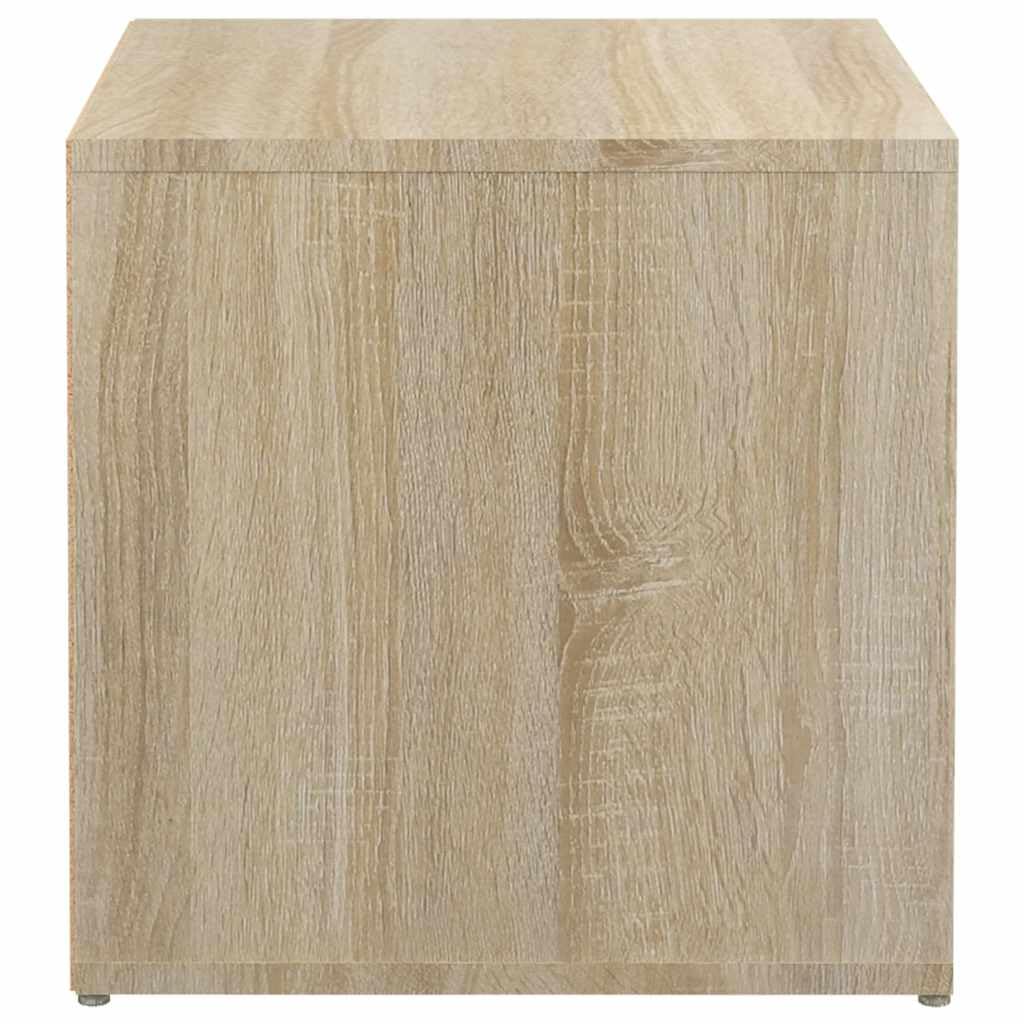 Pudełko z szufladami dąb Sonoma z materiału drewnopochodnego 40,5 x 40 x 40 cm z szufladą, miejsce do przechowywania do salonu, sypialni, przedpokoju i biura, porządek na ubrania i książki