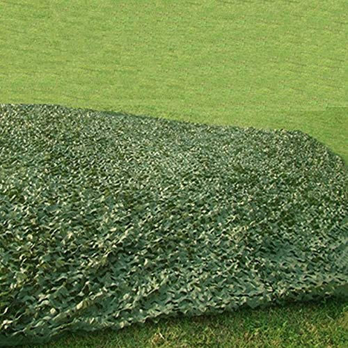 XHSSF Grünes Tarnnetz Sonnenschutz Privatsphäre Camouflage Netz verschiedenen Größen Freizeit Camping Bar Jagd Tarnung… – Bild 3