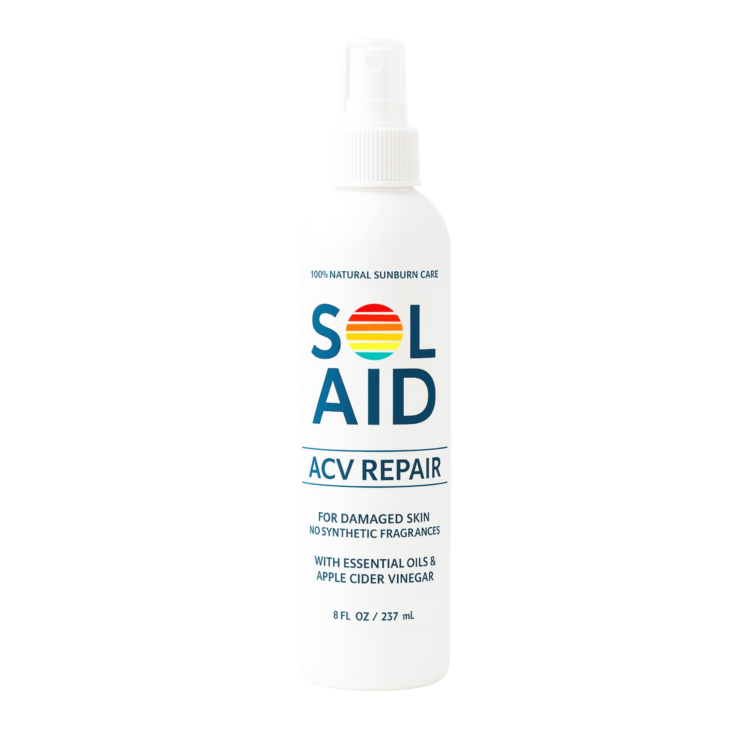 Sol Aid ACV Repair – 100% Natural After Sun Nourishing Mist (8 Fl Oz)