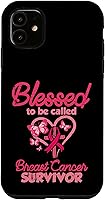 Vista 8 de Blessed Breast Cancer Survivor Awareness Christian Women Case for iPhone 17