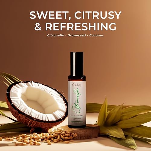 Miniatura 51 de Gya Labs Aceite esencial de sándalo roll-on para calmar la esencia en cualquier lugar, cuidado de la piel y aroma cautivador tanto para mujeres como