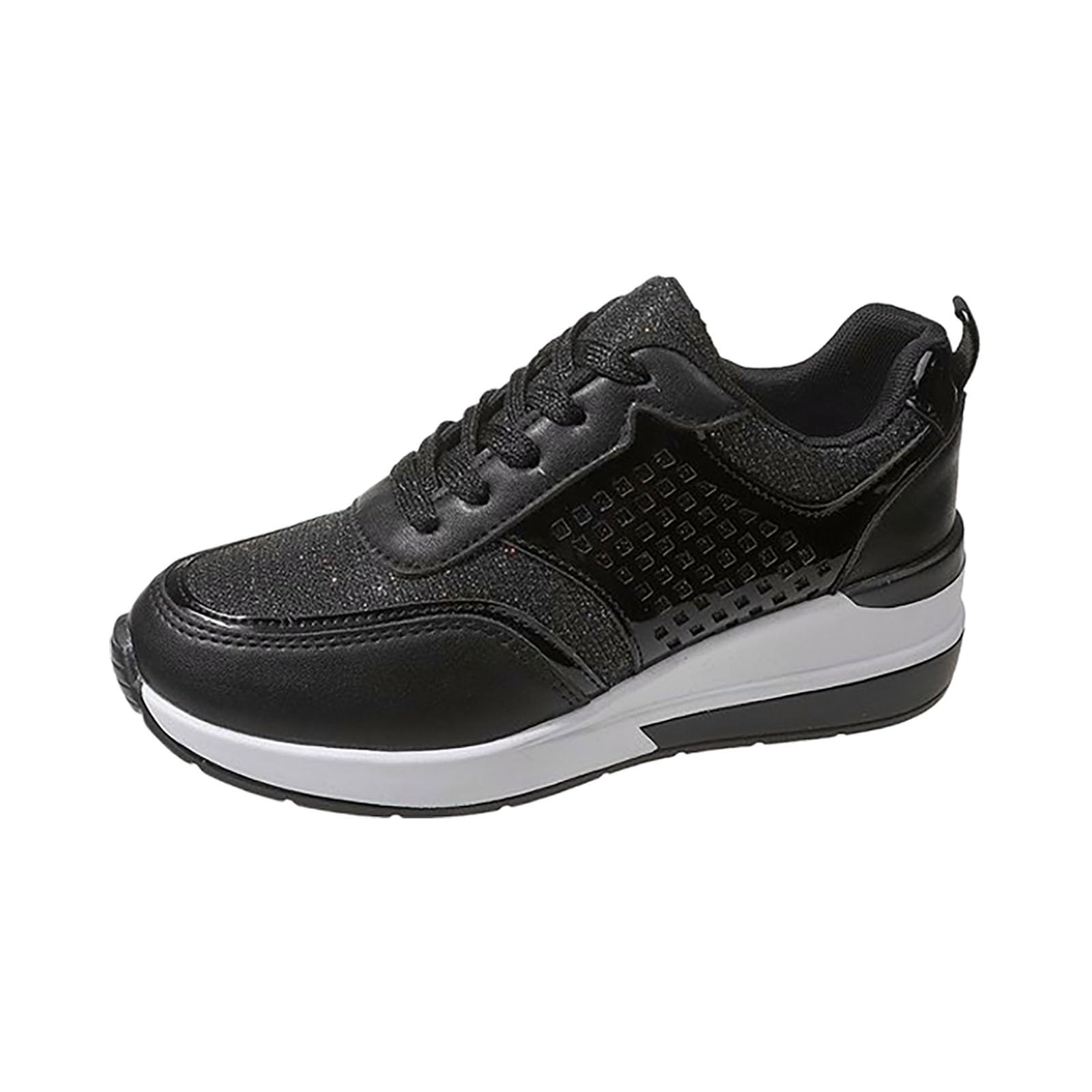 Scarpe Ginnastica Donna Traspiranti Scarpe da Running Donna Eleganti | Calzature Atletica in Rete Traspirante per Passeggiata Invernale Sneakers Ragazza Moda Tempo Libero Pelle Sintetica