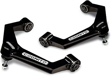 Cognito Ball Joint SM Series Front Upper Control Arm Kit Compatible with 20-22 Silverado/Sierra 2500/3500 2WD/4WD Black