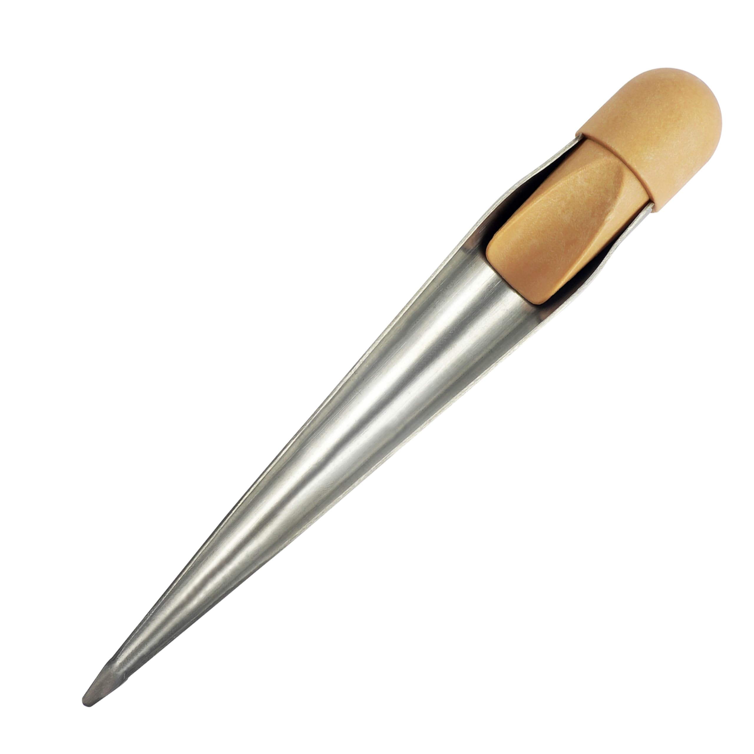 Boat Rope Splicing Tool Stainless Steel Rope Splicing Spike FID with Wood Handle for Line Wire Diameter 1/8" 1/2" 1"