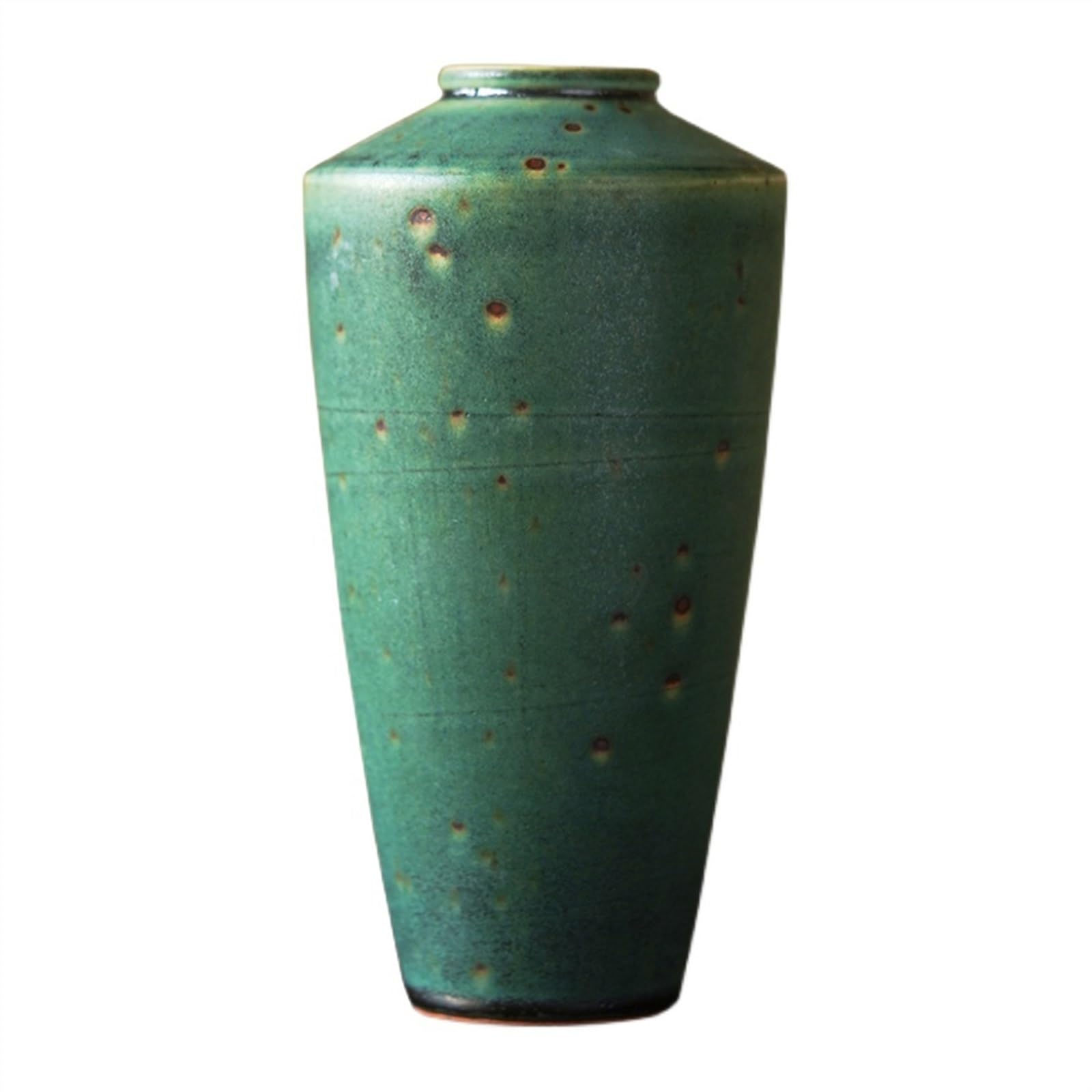 Vase en céramique de Spot Kiln rétro pour arrangement floral de table