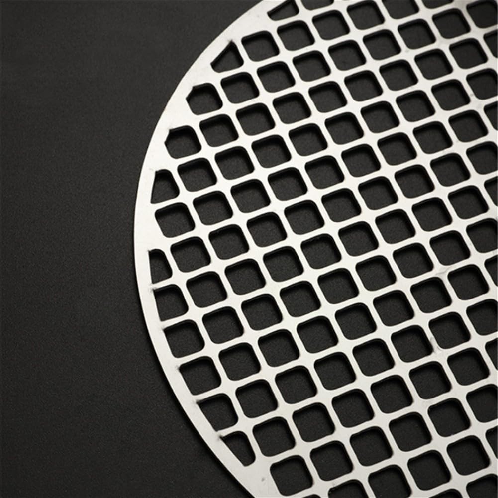 ruszt do grillowania, Ruszt do pieczenia ze stali nierdzewnej siatki na grilla BBQ zapewniający niezawodną powierzchnię gotowania w palenisku(18cm)