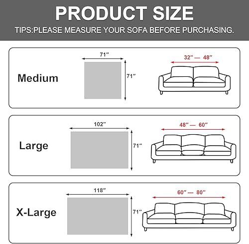 Miniatura 2 de LiveGo Fundas de sofá seccionales, fundas de cojín geométricas para sofá de sala de estar, fundas de sofá para la mayoría de sofás de formas