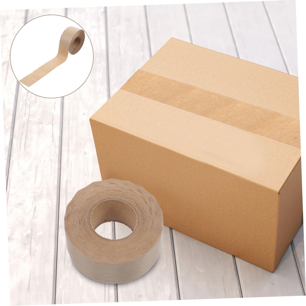 Tofficu 2rouleaux Ruban Adhésif Activé Par Eau Ruban Encadrement Pour Photos Et Toiles Pour