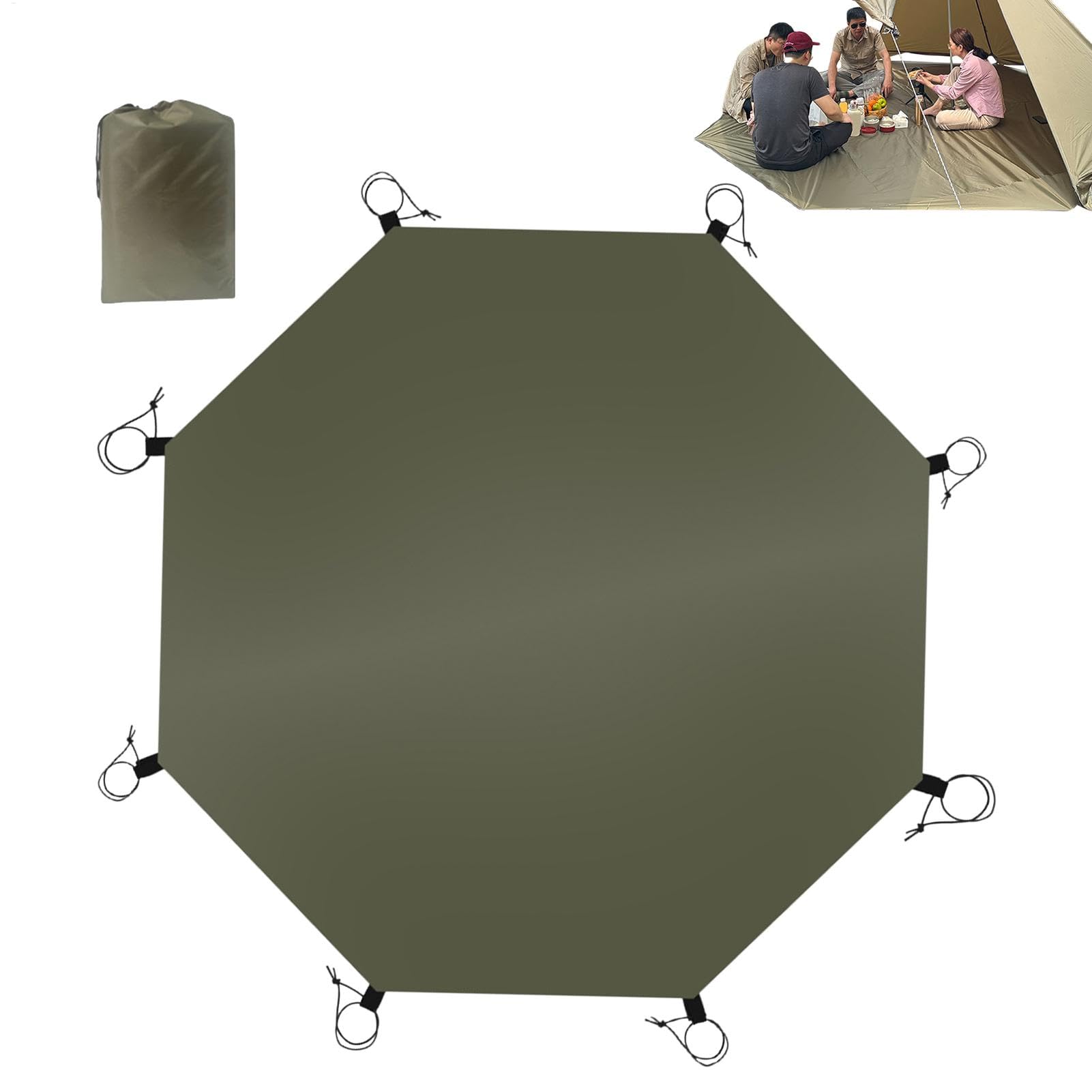 de Camping con Estampado de Suelo para Actividades al Aire Libre