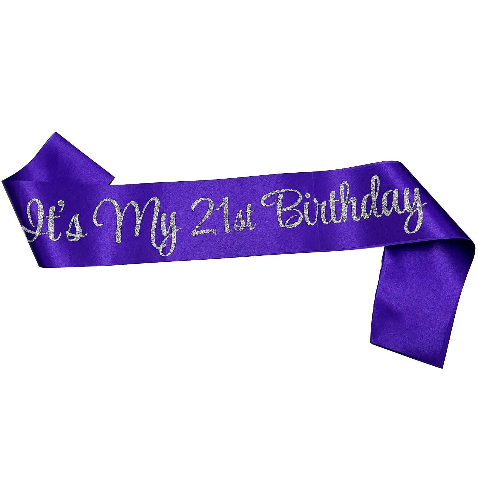 NAUXIUDSJS 21st Birthday Sash, Birthday Sash for Girls,Birthday Princess 21st Birthday Gifts Decorations for Happy 21st Birthday Party Favor Supplies,
