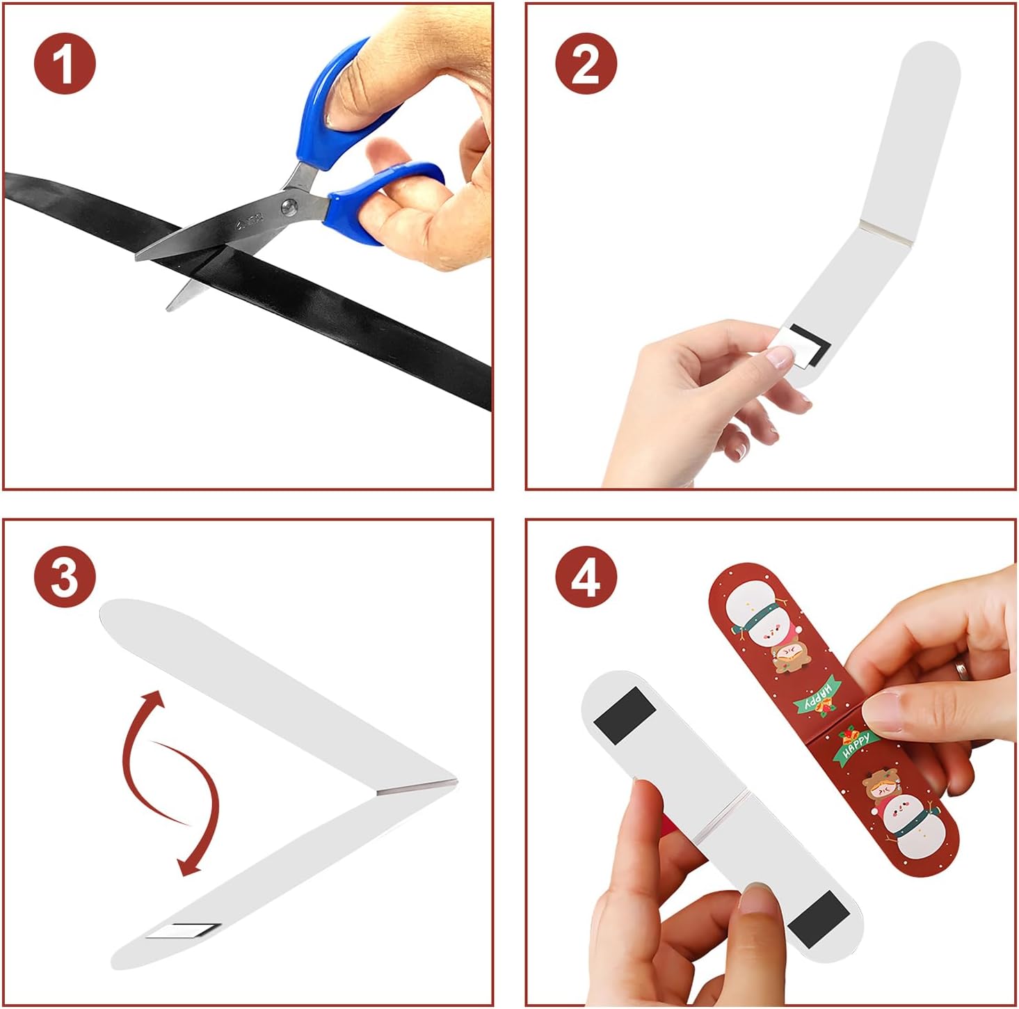 Magnetic Tape AB Paired - Self Adhesive Magnet Strips image 5