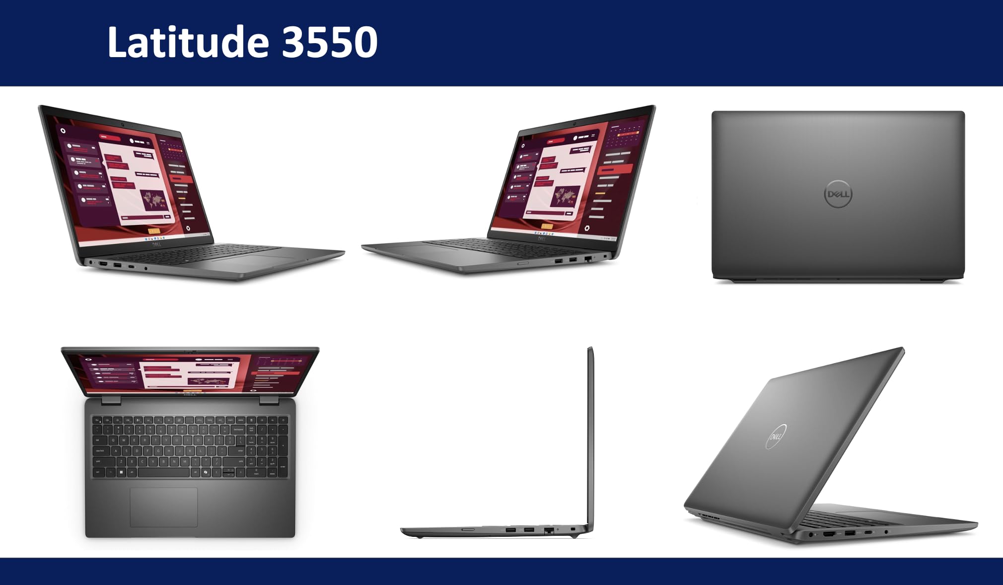 Dell 2025 Latitude 3550 AI Business Laptop 15.6