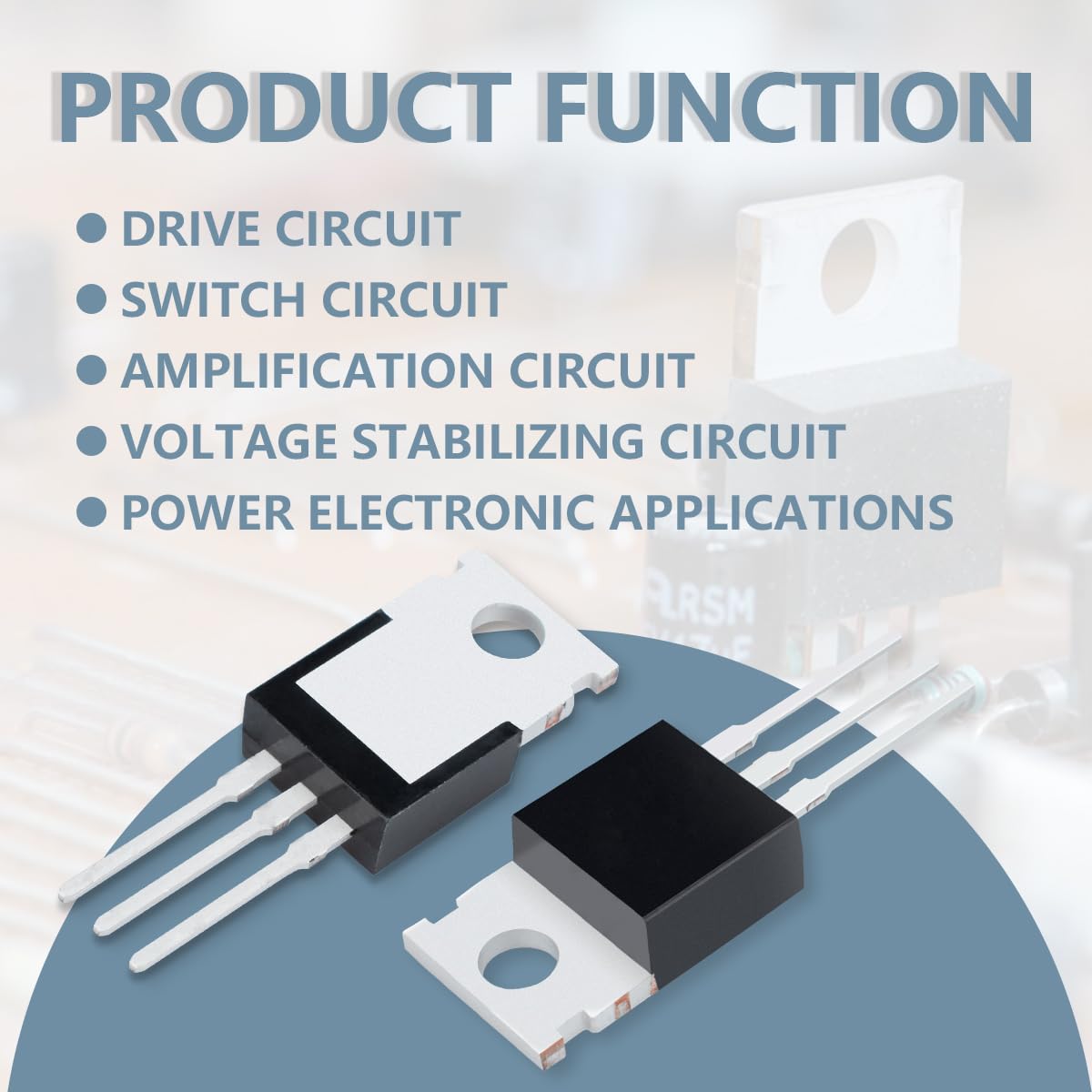 Transistor MOSFET IRFZ44N 49A 55V TO-220 Canale N MOSFET di Potenza a Effetto di Campo