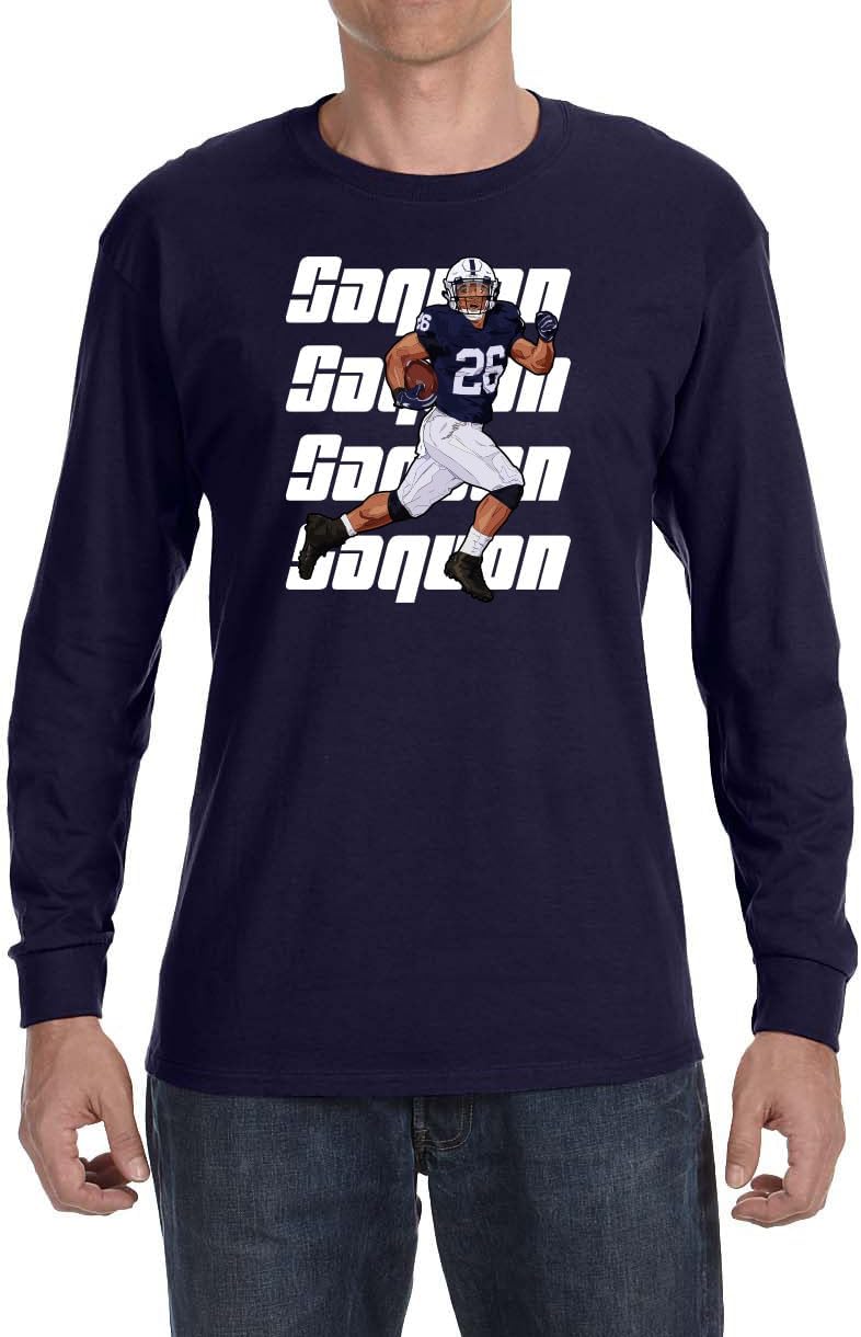 Long Sleeve Navy Penn Saquon Barkley Text Pic T-Shirt