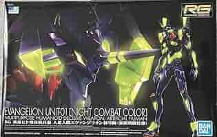 Amazon.com: Bandai spirits RG Evangelion UNIT-01 Night Combat 