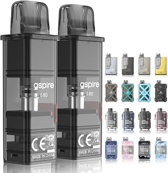 ASPIRE GOTEK Replacement POD Cartridge 2 Pack Genuine Aspire Resistance Value 0.8