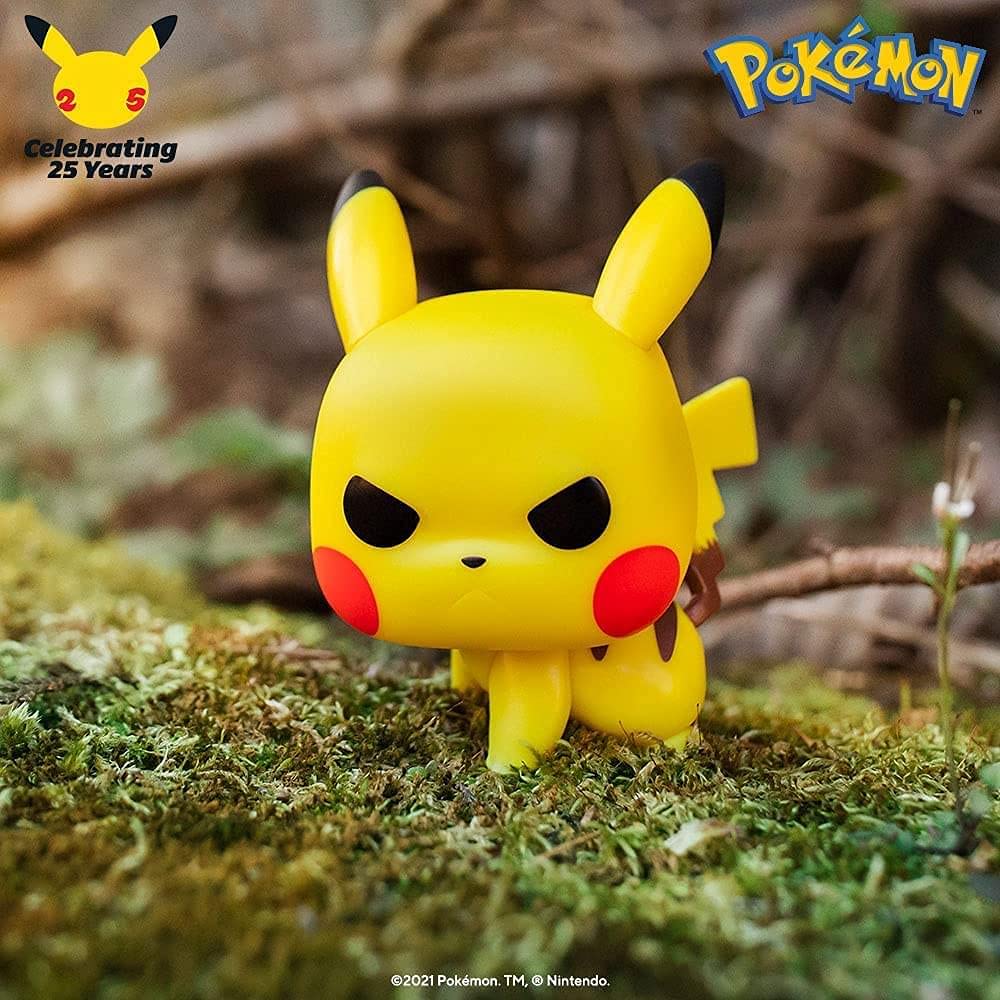 Amazon.com: Funko POP Pop! Games: Pokemon - Pikachu (Attack Stance