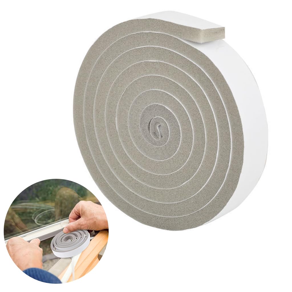 HASTHIP® Window Gap Filler Strip Gap Sealing Tape Self-Adhesive Foam Tape Gap Sealing Tape 3cm x 200 cm Noise Reduction Windproof Window Gap Sealer Foam Strip (B0D78L9B5R) Amazon Price History, Amazon Price Tracker