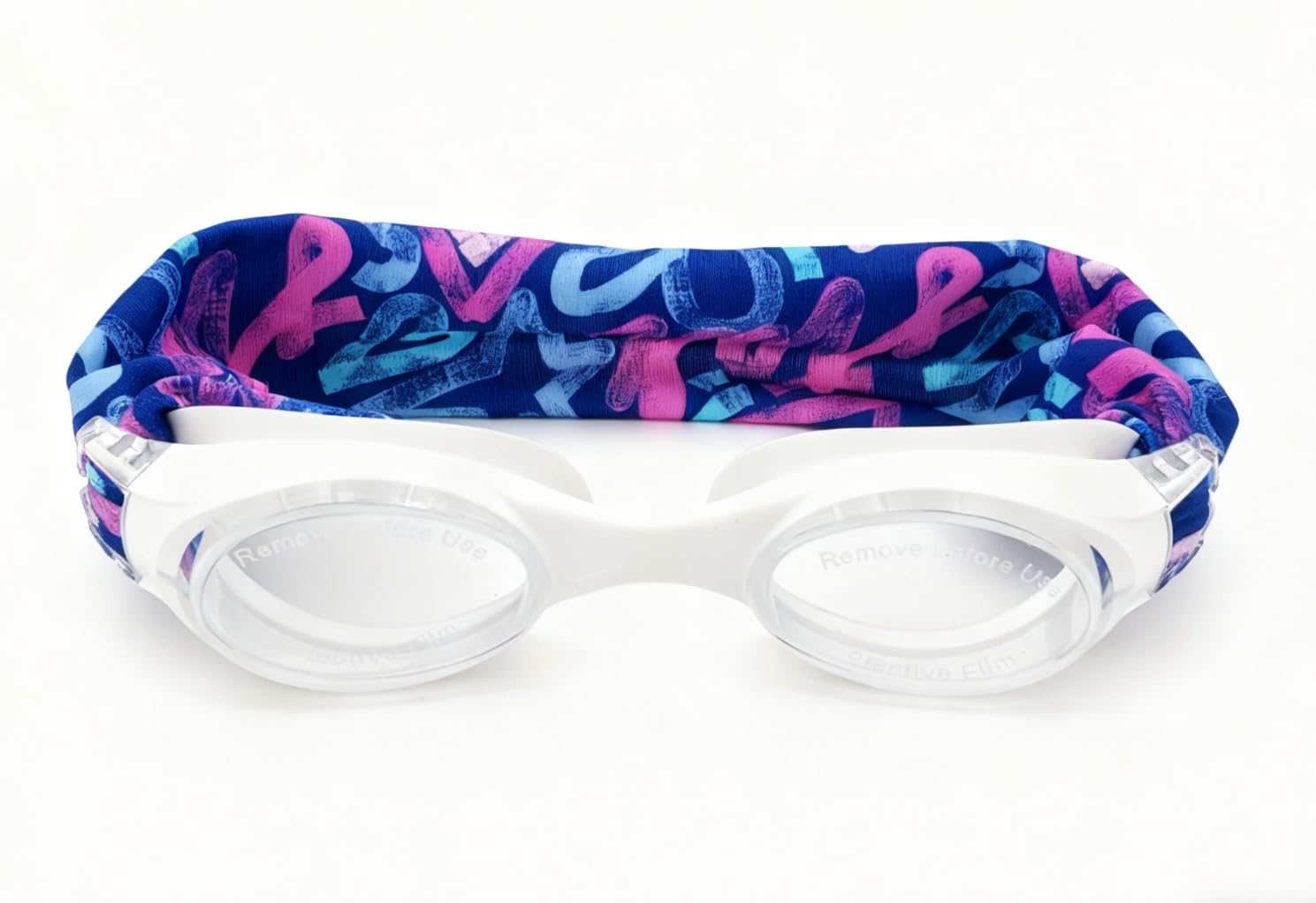 DOLFY Lunettes Piscine Enfant Fille Purple Star Violet 3-12 Ans – Lunettes Natation Enfant Étanches Anti-Buée avec Bandeau Stretch Doux qui ne Tire Pas les Cheveux – Protection UV – Piscine, Plage